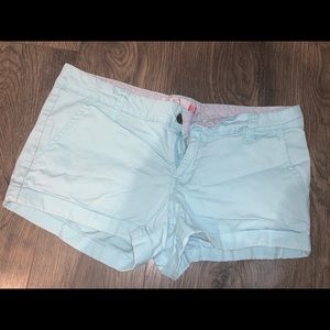 Sky blue shorts